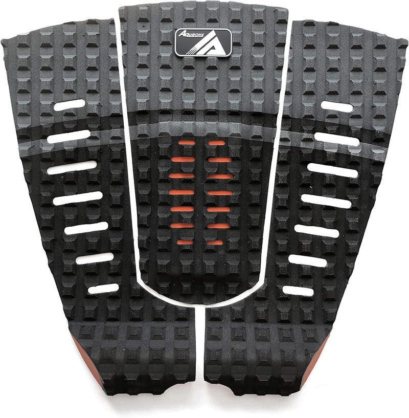 AQUBONA Store 3 Piece Stomp Pad Surfboard EVA Traction Pad Adhesive Professional Tail Pad/Applies All Boards - Surfboards, Shortboards, Longboards, Skimboards/Multiple Color Choices - Image 2