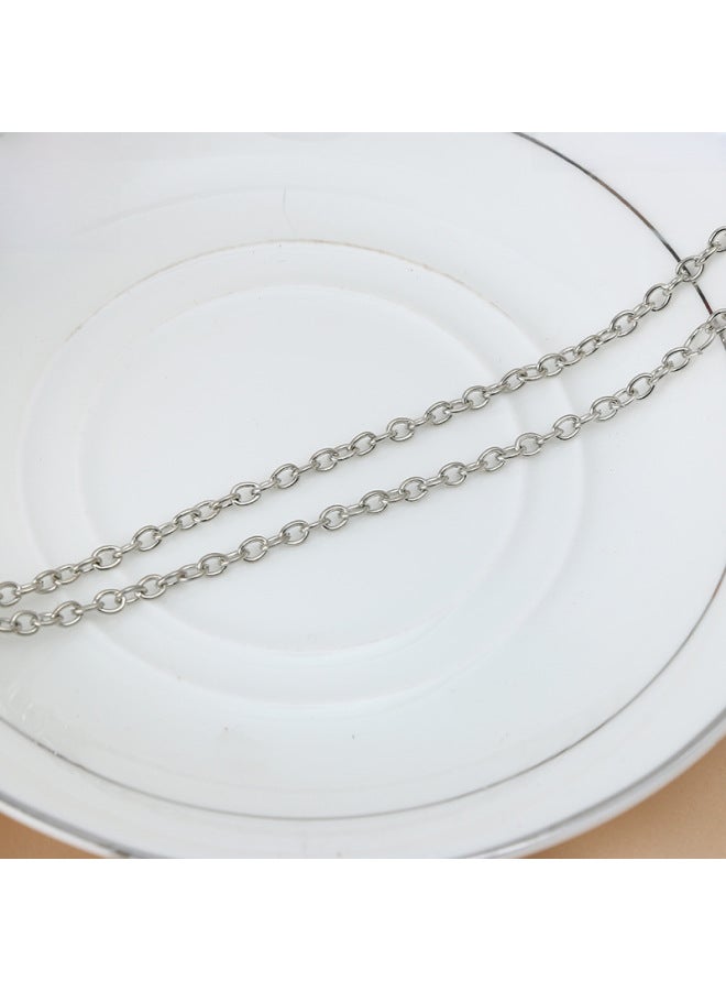 Children's Toy Medium-sized Bright Ring Exquisite Magic Ring Happy Marriage Magic Props Stall-Color:Silver Iron Chain Medium Band Instruction  - Image 4
