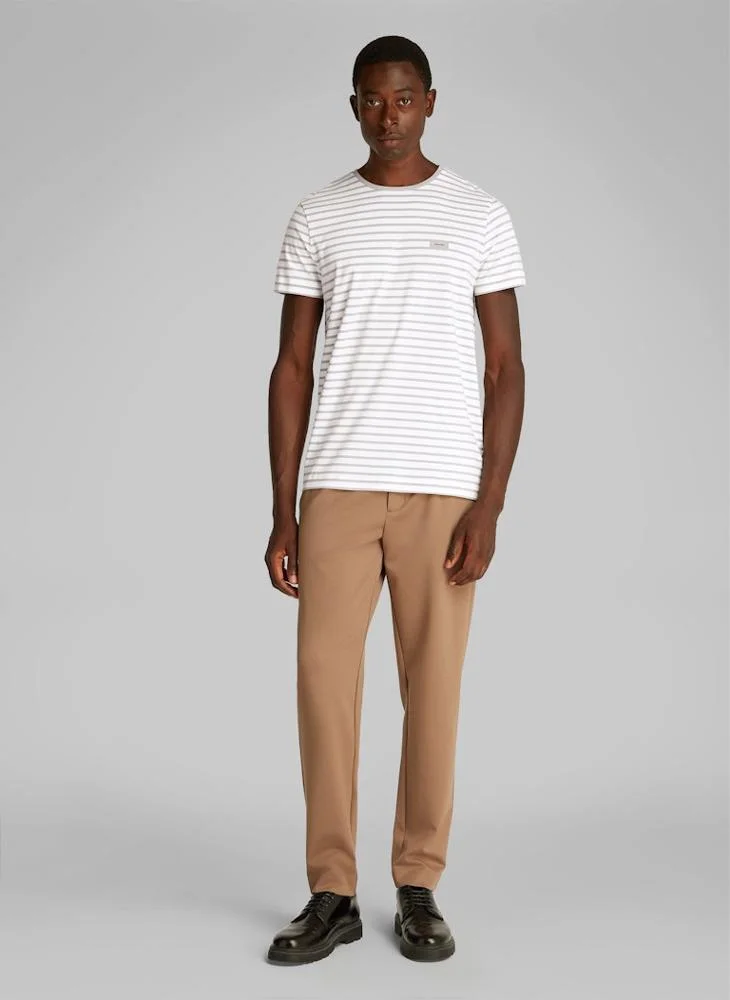 CALVIN KLEIN Stretch Slim Stripe T-Shirt