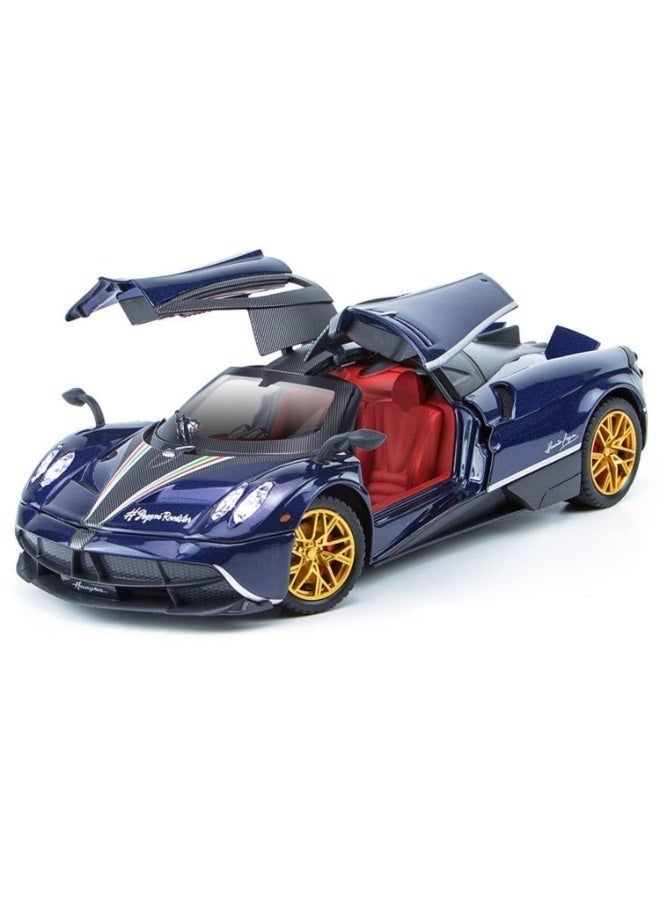 نموذج سيارة هوايرا بمقياس 1:24 مصنوع من المعدن المصبوب - سيارة تعمل بالسحب للخلف مع إضاءة وصوت - Image 1