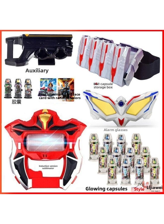 Siro Glasses Toy Suit Transformation Unlimited Siro Eyes G + D Superman Transformation Altman Summoner-Color:Selero Glasses + 2 Luminous Capsules - Image 4