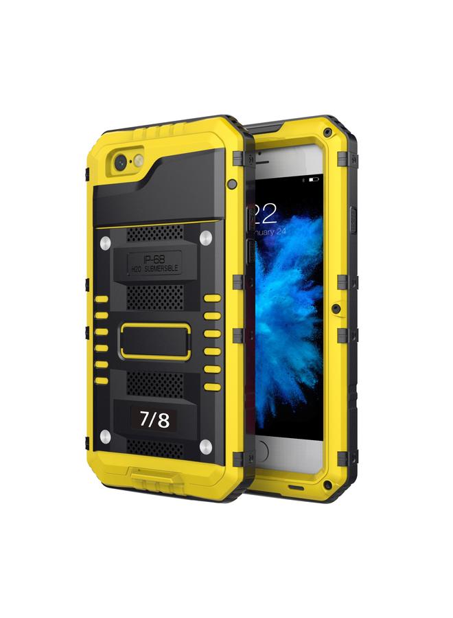 S-TOP Case For iPhone SE 2022 / SE 2020 / 8 / 7 Metal + Silicone Phone Case with Screen Protector - Image 1