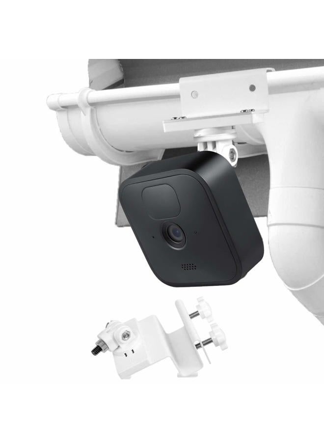 Wasserstein Weatherproof Gutter Mount with Universal Screw Adapter Compatible with Blink Outdoor, Blink Outdoor 4 & Blink XT2/XT Camera (1 Pack, White) - Image 1