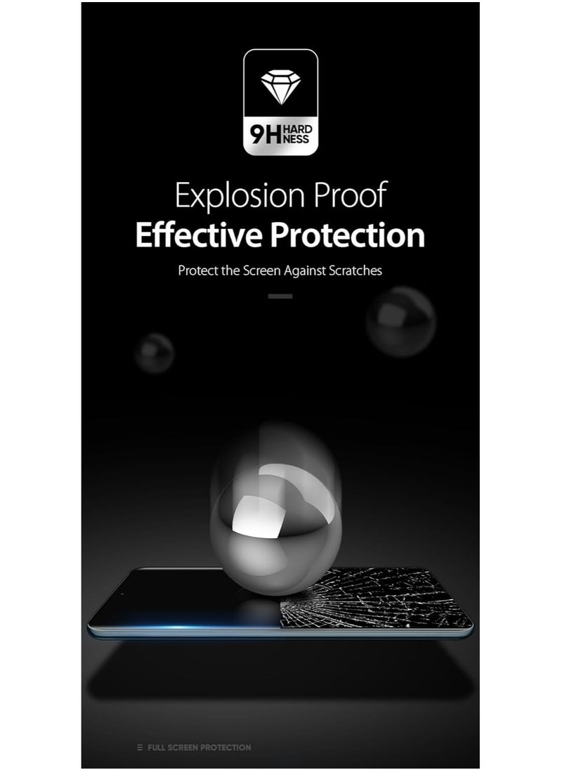 Generic - [1+1 Sets] For Motorola Edge 50 Fusion Case & Screen Protector Crystal Clear Ultra Slim Anti Scratch Shockproof Protective TPU Back Cover with Tempered Glass Screen Protector - Image 1