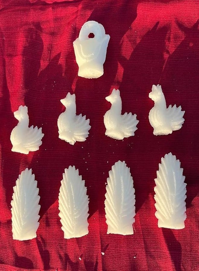 Sakkare Acchu 400g (Mix design)| Sugar Candy Home made Sugar dolls | Sankranti special | Sankranthi, Shankranti Dolls Makar Sankranti Figurines Lohri Pongal with ellu bella - Image 1