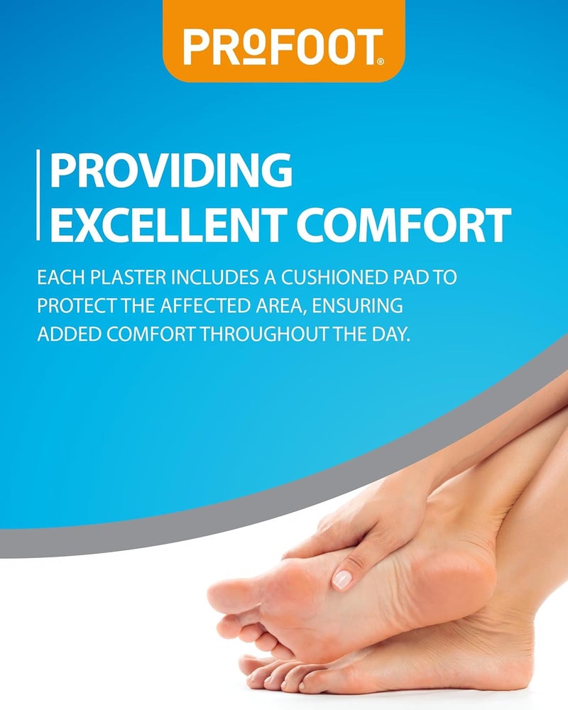 Profoot Corn Removal Plasters 6 Adhesive Plasters Containing Salicylic Acid Effectively Removes Corns and Calluses Pain Relief Corn Plasters - Image 5