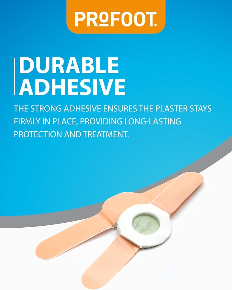 Profoot Corn Removal Plasters 6 Adhesive Plasters Containing Salicylic Acid Effectively Removes Corns and Calluses Pain Relief Corn Plasters - Image 4