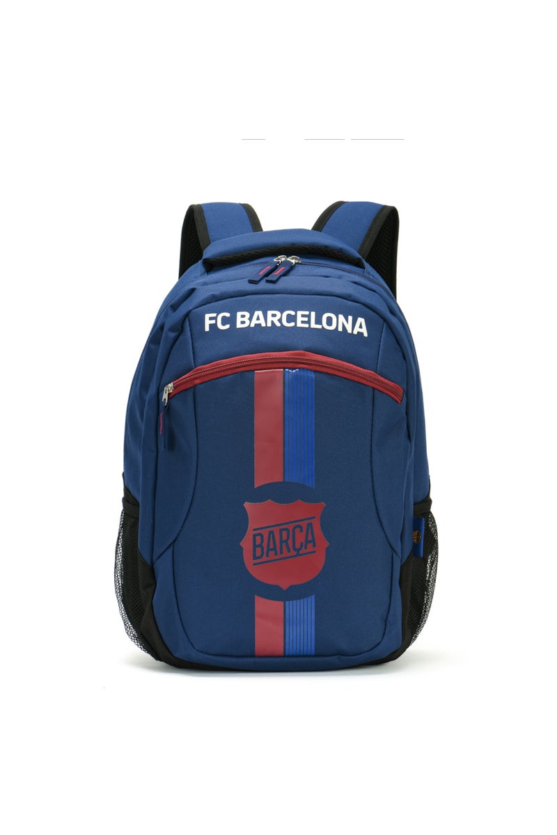 Bamboo Bark FC Barcelona Backpack for Boys & Girls – BARCA Football School Bag with 2 Zipper Compartments, Travel Backpack, Durable Polyester Sports Daypack for Children Over 8 Years - Image 2