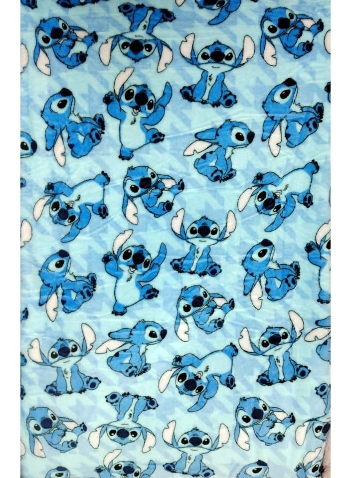 Yarlin - Fitted Fleece 120*200- With 1 Pillowcase 50*70- Stitch Design - Image 3