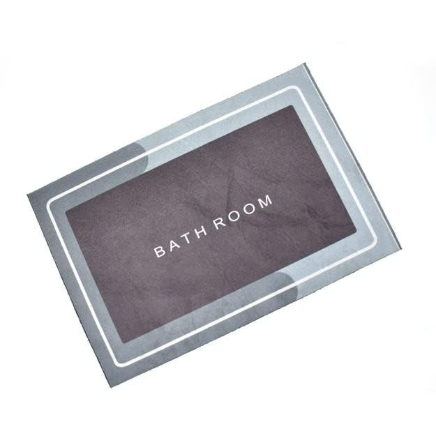 LA NEELJA Bathroom Mat Door Mat Floor Mat Bath Mat Doormat Bathroom Carpet Cushion Mat Super Absorbent Soft Carpet Quick Dry Dirt Barrier for Home Office Square Bathroom Mat - Image 3