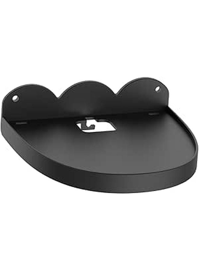 Mini Wall Mount Speaker Bracket Wall-Mounted Shelves Audio Rack Lightweight White - Image 1