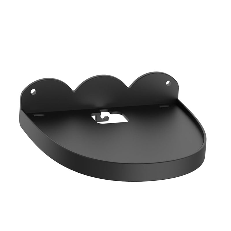 Mini Wall Mount Speaker Bracket Wall-Mounted Shelves Audio Rack Lightweight White - Image 2