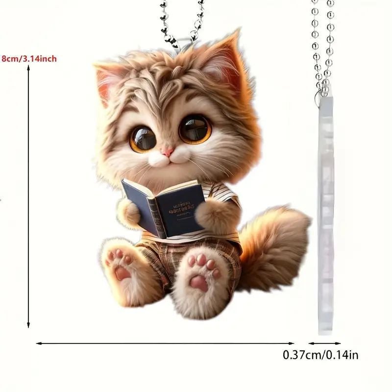 Generic Acrylic Car Hanging Ornament Backpack Decor 1