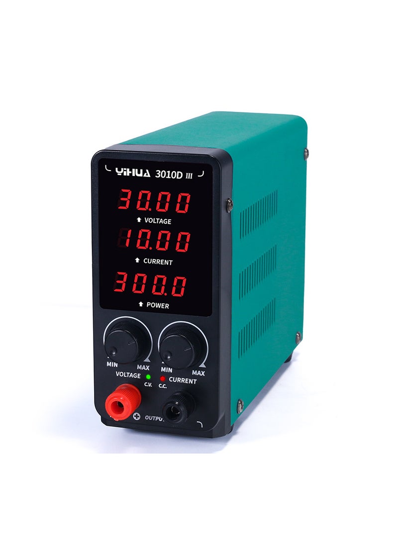 Yihua - YIHUA 3010D-III Switching DC Power Supply Adjustable Regulated 30V 10A 5A Single Output Digital DC Power Supply - Image 1
