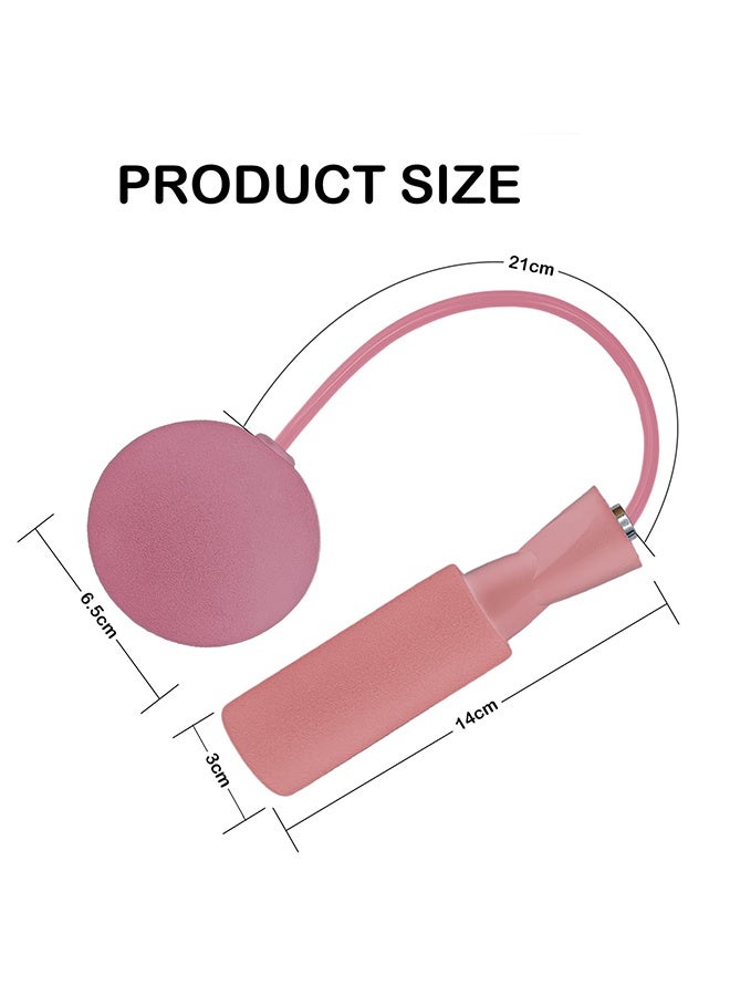 بوفان حبل قفز لاسلكي للتمارين الرياضية، حبل قفز لاسلكي قابل للتعديل بوزن مناسب للرجال والنساء والأطفال - Image 3