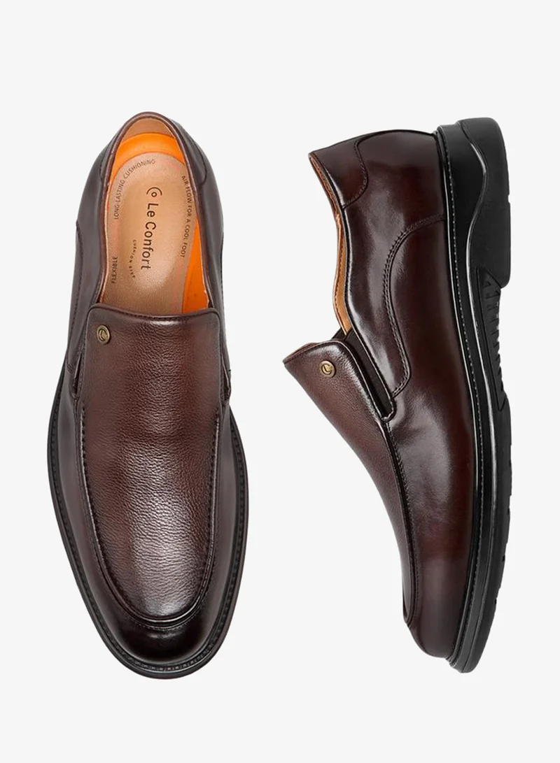 Le Confort BROWN Men Leather Slip-On Loafers for Men | Best Price UAE