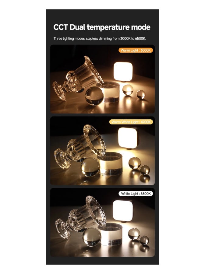 K-05 Compact LED Photo Clip Fill Light for Mobile Photography, 3000K-6500K, USB-C Rechargeable - Image 5