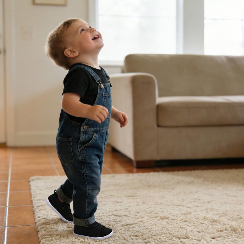 Centipede Demon Baby Shoes Baby Boys First Walking Shoes Adjustable Breathable Sneakers Lightweight Infant Shoe Soft Sock Shoe 12-18 Months - Image 2