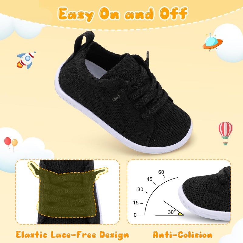 Centipede Demon Baby Shoes Baby Boys First Walking Shoes Adjustable Breathable Sneakers Lightweight Infant Shoe Soft Sock Shoe 12-18 Months - Image 3