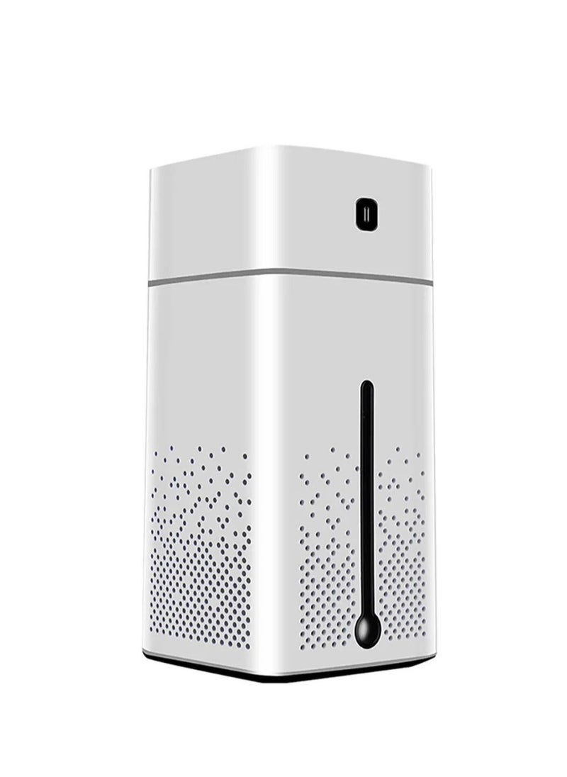 Sunhome Portable Air Humidifier With LED Night Lamp 1000ml 3W KS-601 White/Black  - Image 1