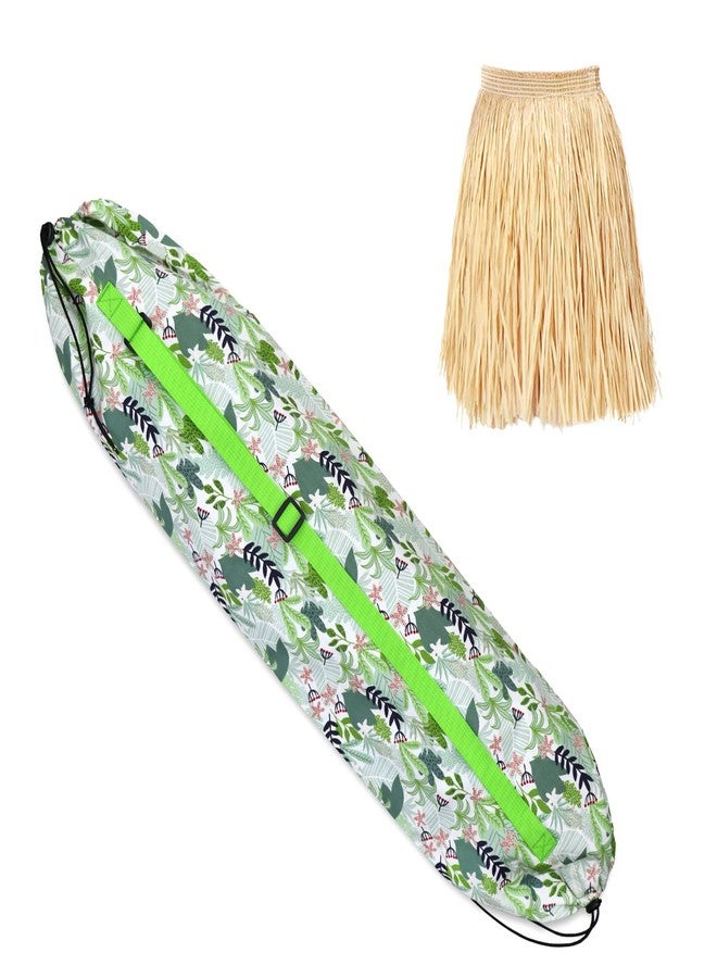 vomvomp Hula Skirt Carry Bag Hawaiian Grass Skirt Carrying Bag for Hawaiian Hula Dancer - Image 2