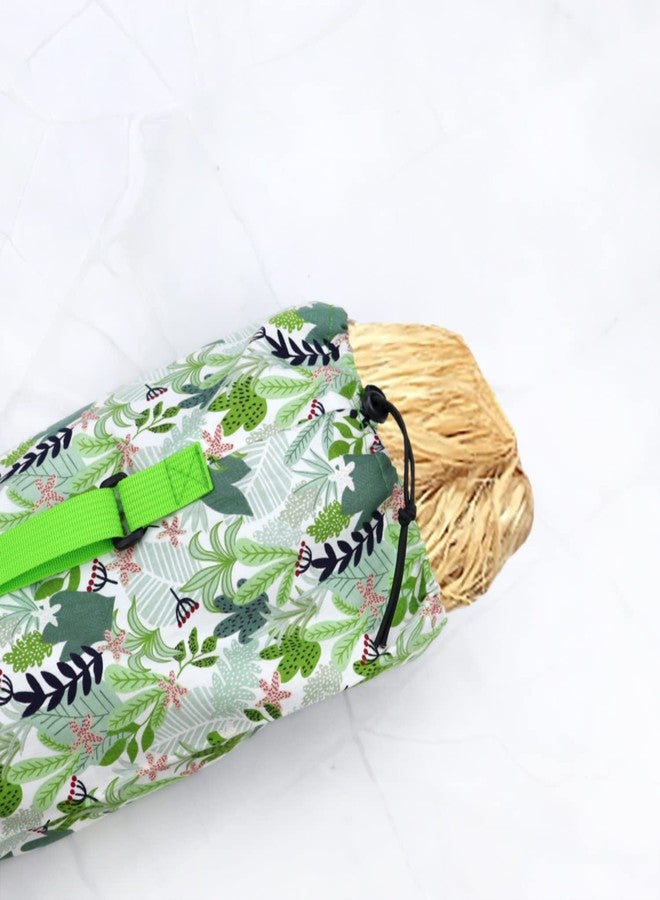vomvomp Hula Skirt Carry Bag Hawaiian Grass Skirt Carrying Bag for Hawaiian Hula Dancer - Image 5