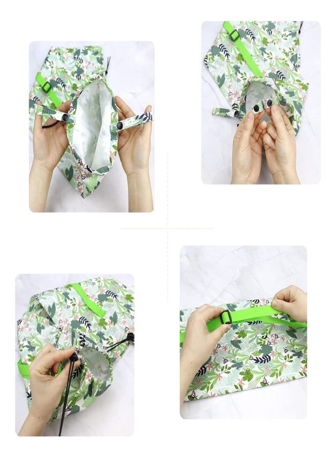 vomvomp Hula Skirt Carry Bag Hawaiian Grass Skirt Carrying Bag for Hawaiian Hula Dancer - Image 3