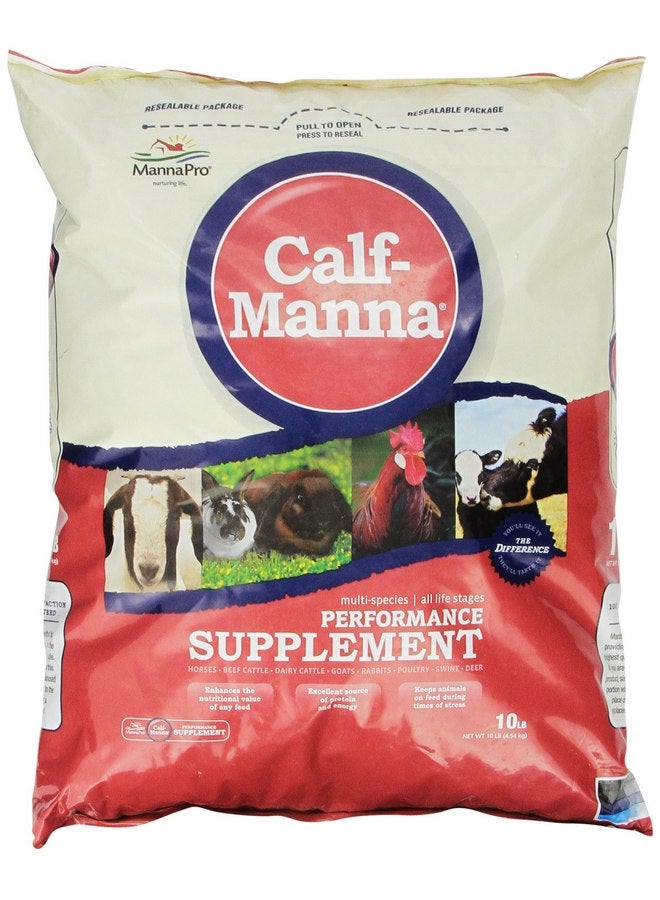 Manna Pro 0093982232 Calf-Manna Ultimate Multi-Species Performance for Animals, 10-Pound - Image 1