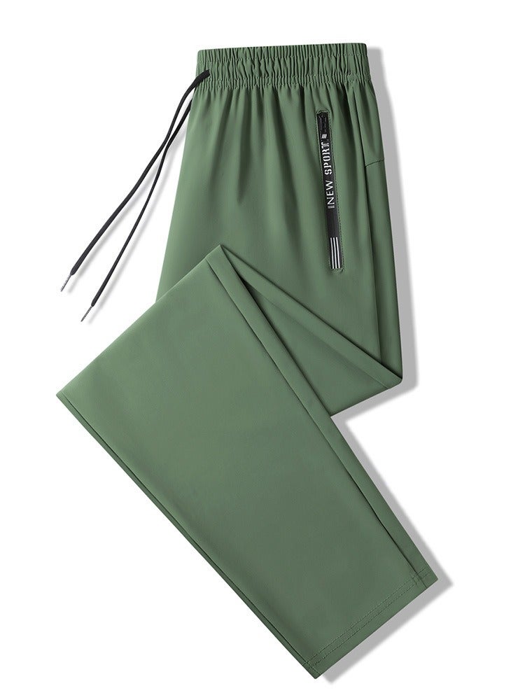 Qi Ta Men's & Women's Quick-Dry Straight Leg Pants – Summer Casual Sports Trousers with High Stretch - Image 1
