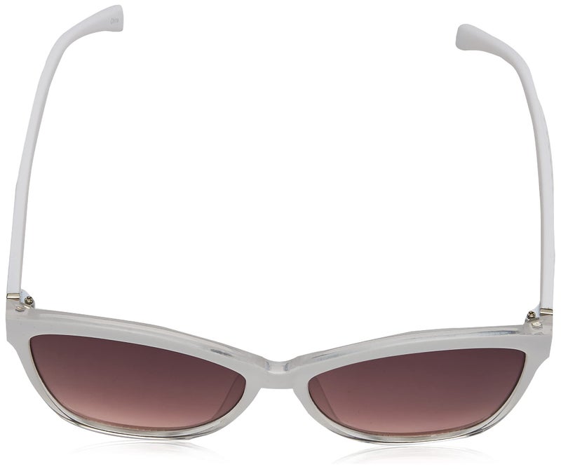 Jessica Simpson Womens J5823 Quilted Rectangular Sunglasses With Uv400 Protection. Glam Gifts For Her, 57.8 Mm, White Crystal, 57.8 Mm US - Image 4