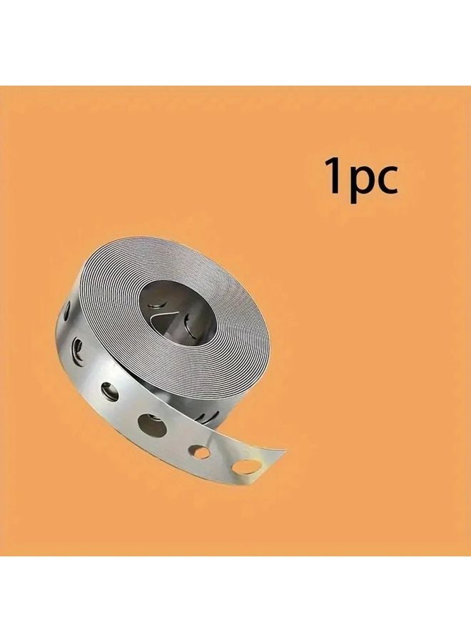 2pcs 3m x 17 5mm Zinc Coated Steel Pipe Support Hanging Strips Heavy Duty Galvanized Metal - Image 5