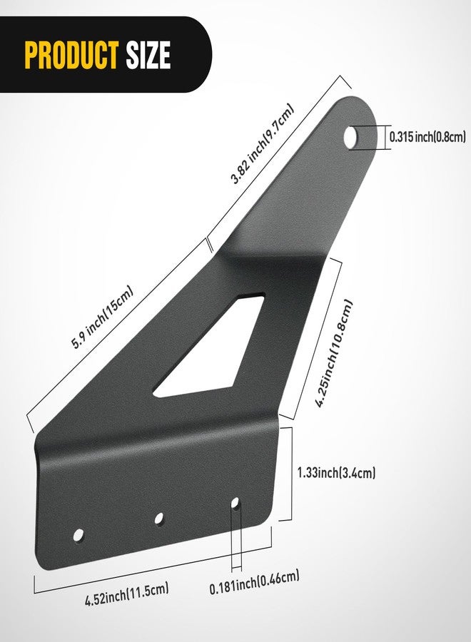 Nilight 54 inch Curved LED Light Bar Bracket Mounting Upper Windshield Roof Cab Brackets Compatible with Ford F250 F350 F450 Super Duty 1999-2016 - Image 2
