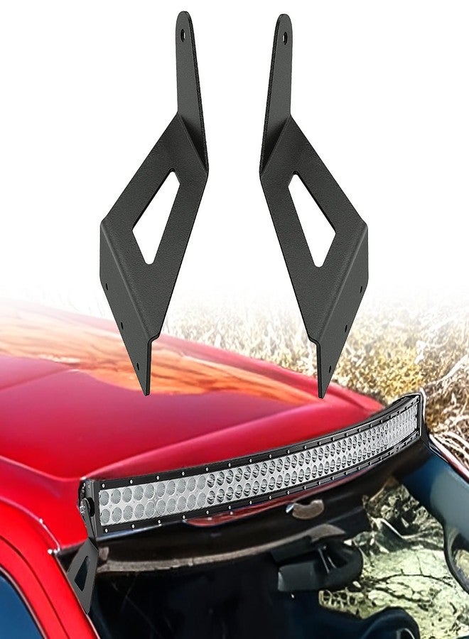 Nilight 54 inch Curved LED Light Bar Bracket Mounting Upper Windshield Roof Cab Brackets Compatible with Ford F250 F350 F450 Super Duty 1999-2016 - Image 1