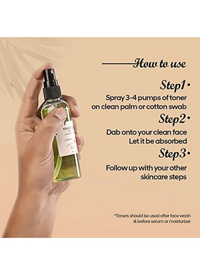 bhu botanicals - Clarifying & Oil Control Toner (With Acb Fruit Mix™ & Niacinamide) ; For Oily Acne Prone Skin 100Ml - Image 1