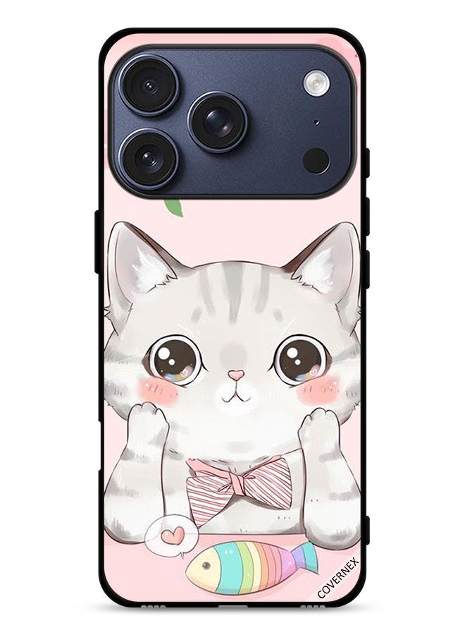 Covernex Apple iPhone 17 Pro Protective Case Cover Cat Fish - Image 1
