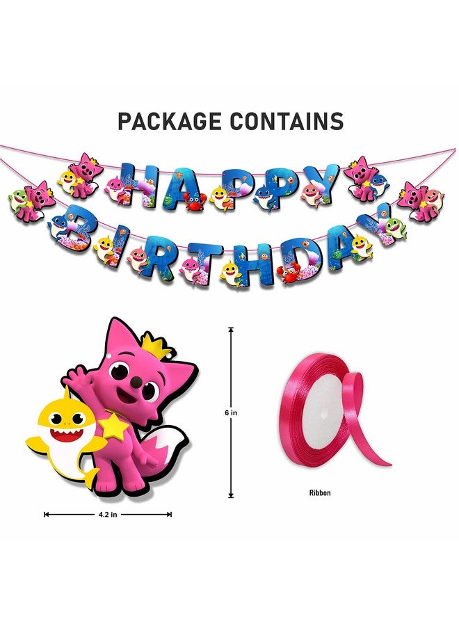 Seyal® Bby Shrk Happy Birthday Banner - Image 3