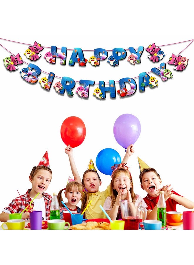 Seyal® Bby Shrk Happy Birthday Banner - Image 4