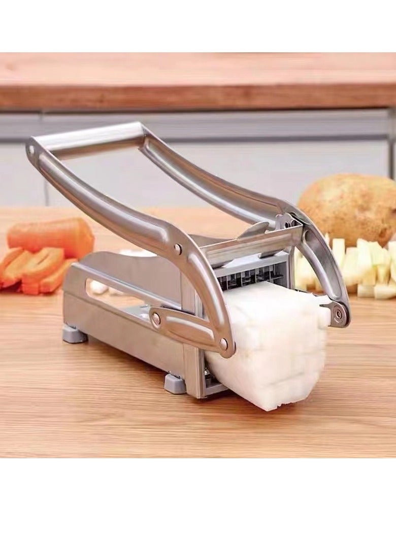 عام قطاعة البطاطس متعددة الوظائف الفولاذ المقاوم للصدأ الخيار القاطع المطبخ المنزلية آلة تقلى الفرنسية - Image 3