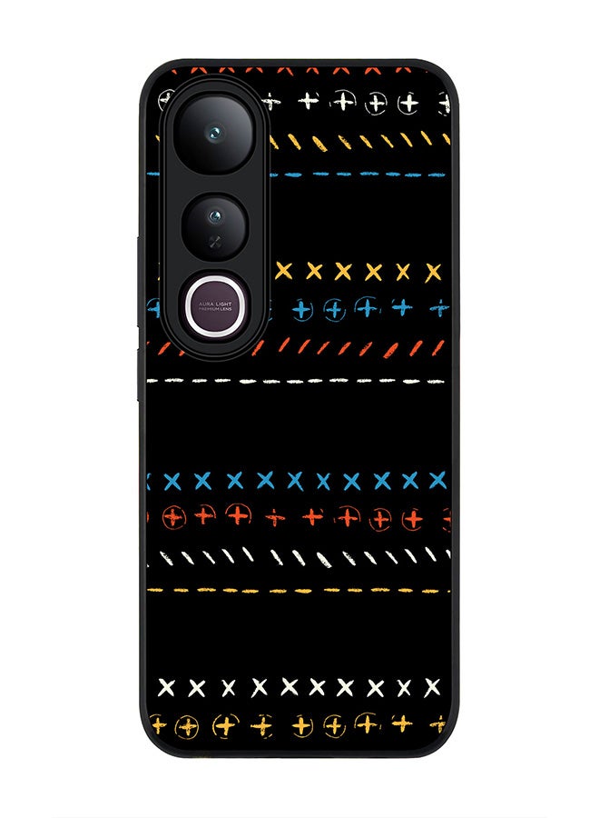 Stylizedd غطاء لجهاز vivo V50 Lite، حماية كاميرا نحيفة، غطاء هاتف مضاد للصدمات - الرياضيات الأساسية