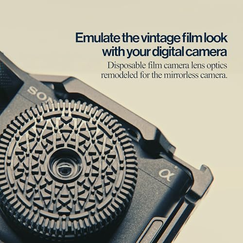 Retropia Original Retropia Repurposed Disposable Camera Mirrorless Lens | Unlimited Film-Look Photos | Compact Pancake Lens, 32mm Focal Length & Fixed f/11 Aperture (Canon RF-Mount Mirrorless Compatible) - Image 3