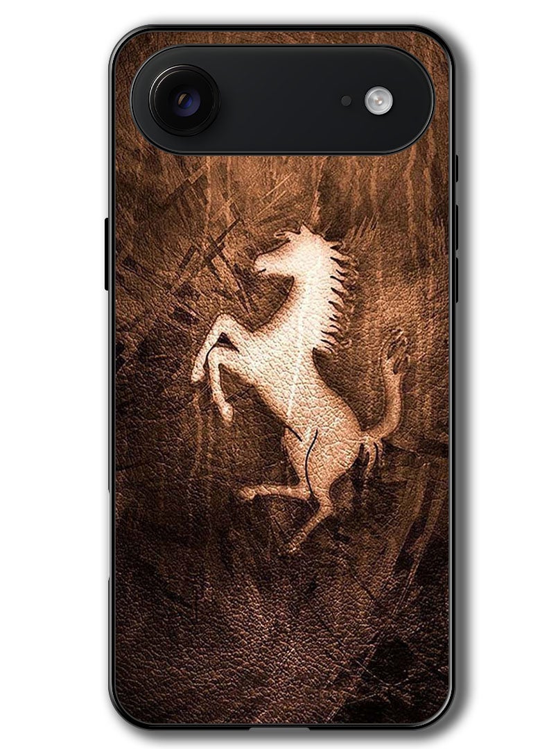 Theodor Case Compatible with Apple iPhone 17 Air 6.5 Inch Protection Shockproof Bumper Cover Leather Horse - Image 1