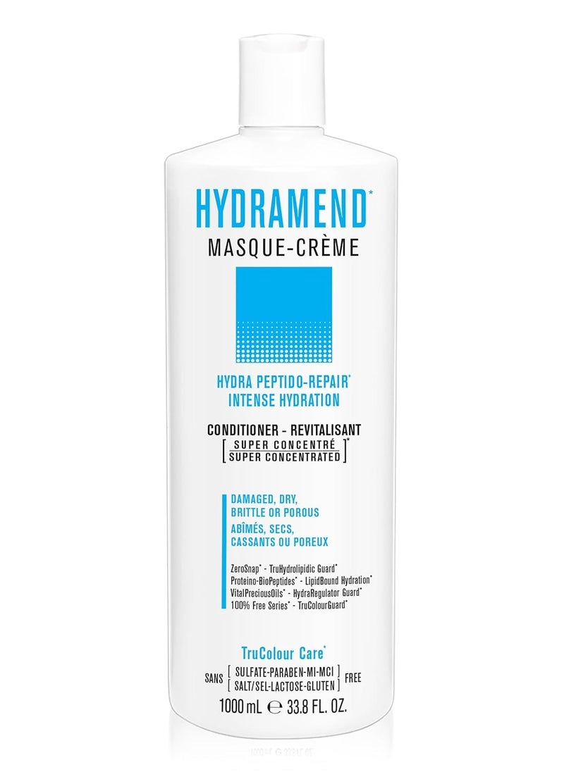 SNOBGIRLS SNOBGIRLS HYDRAMEND Hydrating Conditioner for Intense Hydration & Repair, Hydrates & Mends All Hair Types, Dry, Damaged, Dull, Brittle or Porous. Argan Oil, Marula Oil & Ceramides. Salon Hair Care  - Image 1