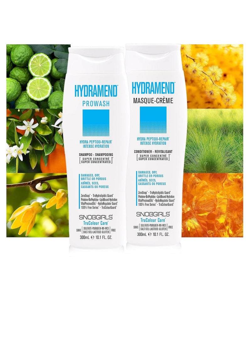 SNOBGIRLS SNOBGIRLS HYDRAMEND Hydrating Conditioner for Intense Hydration & Repair, Hydrates & Mends All Hair Types, Dry, Damaged, Dull, Brittle or Porous. Argan Oil, Marula Oil & Ceramides. Salon Hair Care  - Image 3