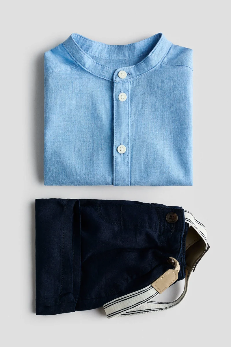 H&M 2-piece set with braces