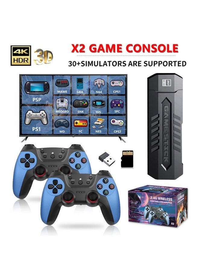 Retro Game Stick, 64GB 30000+ Games, Wireless Controller, TV Handheld Video Game Console for PSP PS1,Gift - Image 1