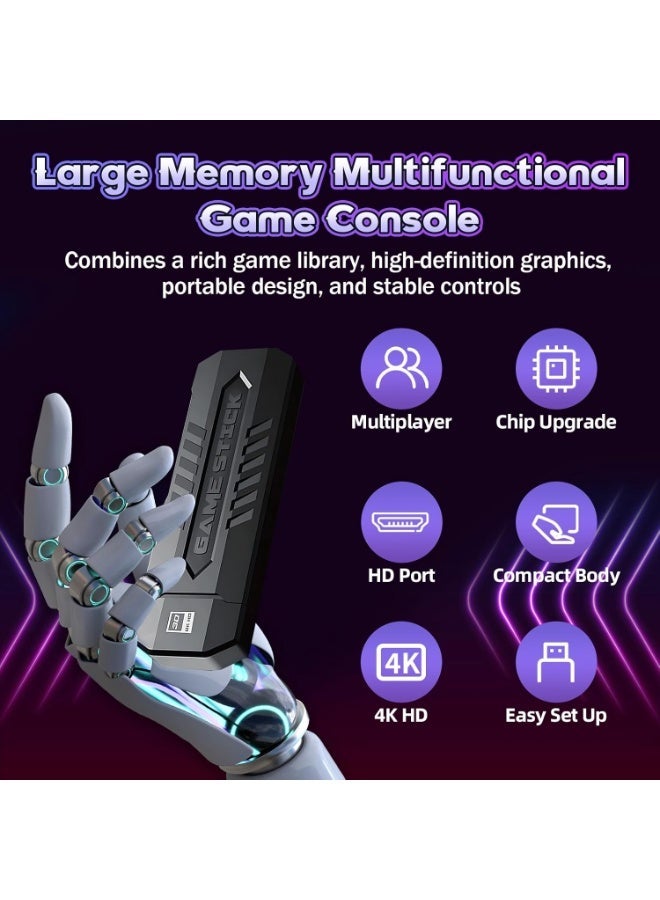 Retro Game Stick, 64GB 30000+ Games, Wireless Controller, TV Handheld Video Game Console for PSP PS1,Gift - Image 2