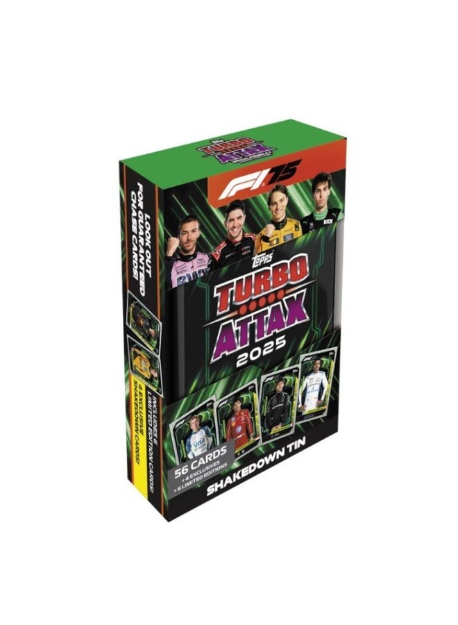 Topps Turbo Attax Formula 1 2025 Mega Tin (Random 1 piece) - Image 1