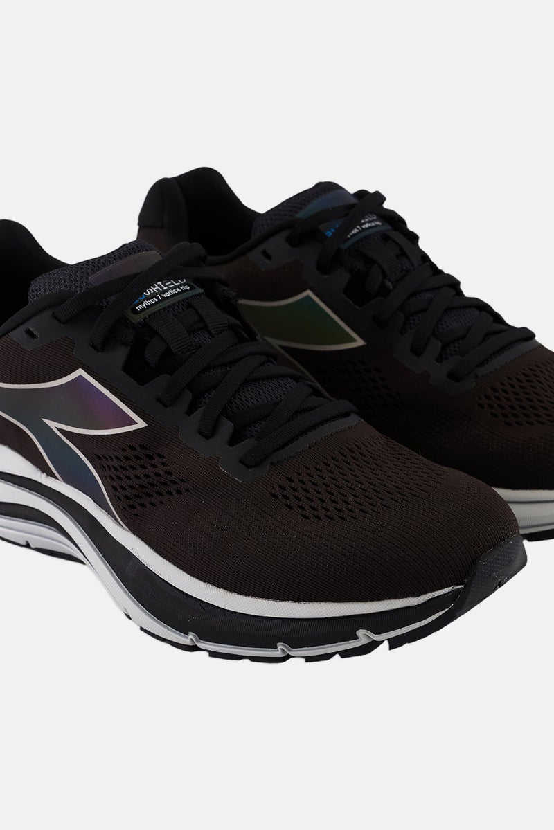 DIADORA أحذية تدريب نسائية ميثوس بلاشيلد 7 فورتيس مزودة بأربطة، سوداء - Image 3