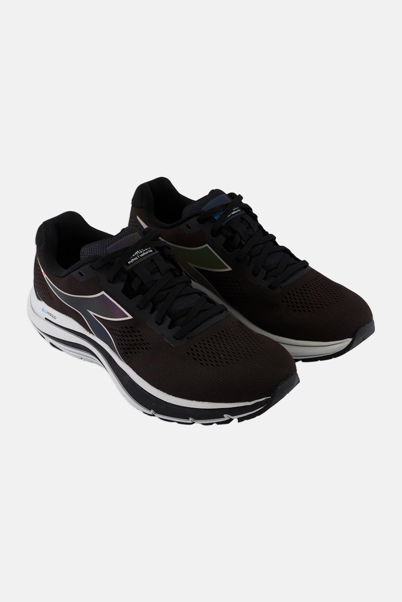 DIADORA أحذية تدريب نسائية ميثوس بلاشيلد 7 فورتيس مزودة بأربطة، سوداء - Image 1