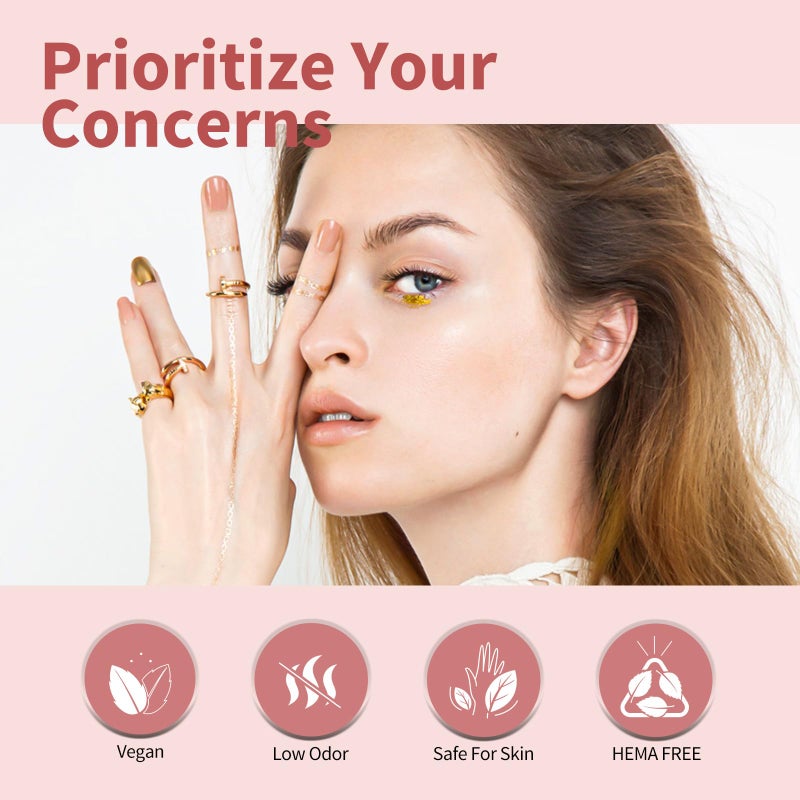 CANNI 6pcs 9ml Jelly Nude Pink Gel Nail Polish Set- Neutral Transparent Pink Colors Gel Polish Kit, Soak Off LED Nail Gel Manicure Kit DIY at Home Salon Gifts for Women Girls - Image 3